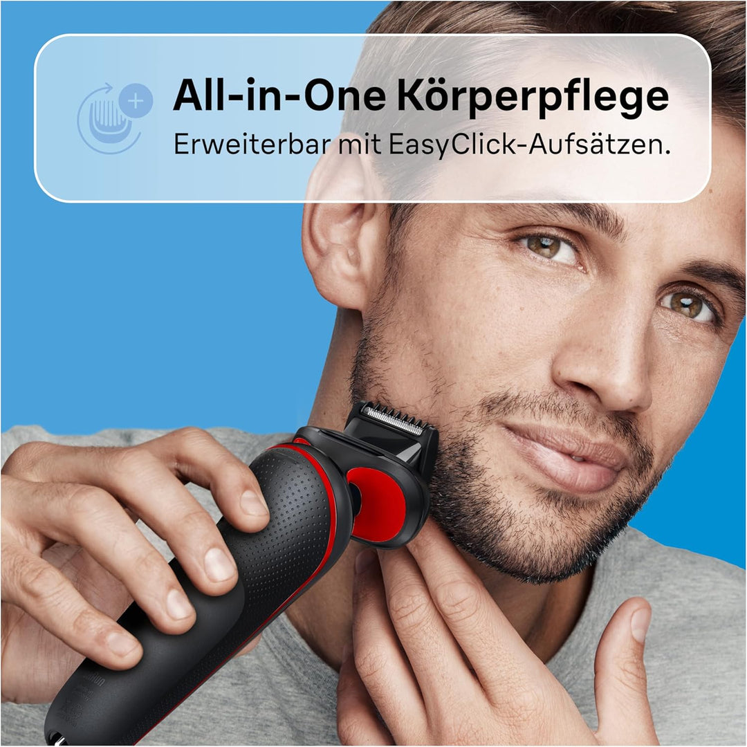 Braun Series 5 Elektrorasierer, EasyClean Rasierer Herren, Wet & Dry, Made in Germany, 51-R1000s, Ro