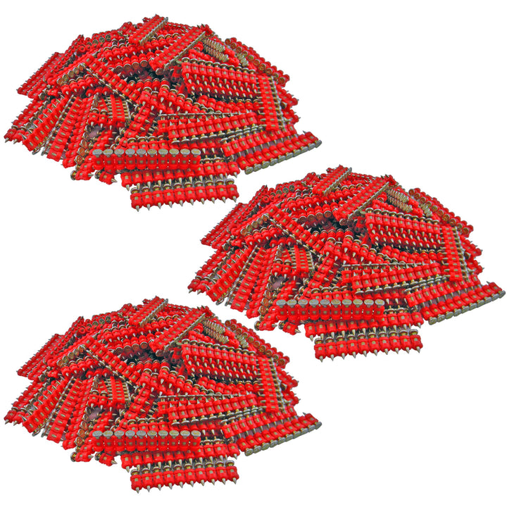 Betonnägel 15mm / ø2,6mm, Betonnägel 3000 St., magaziniert Stahlnägel, Betonnägel, Super Stark, HB42