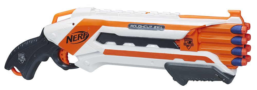 NERF Hasbro A1691E31 - N-Strike Elite Rough Cut, Spielzeugblaster