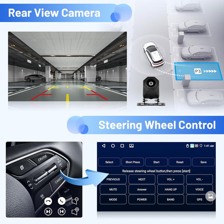 Inefala Android 15 Autoradio für Audi A4 S4 RS4 8E B6 B7 2000-2009 4+64G mit Wireless CarPlay Androi