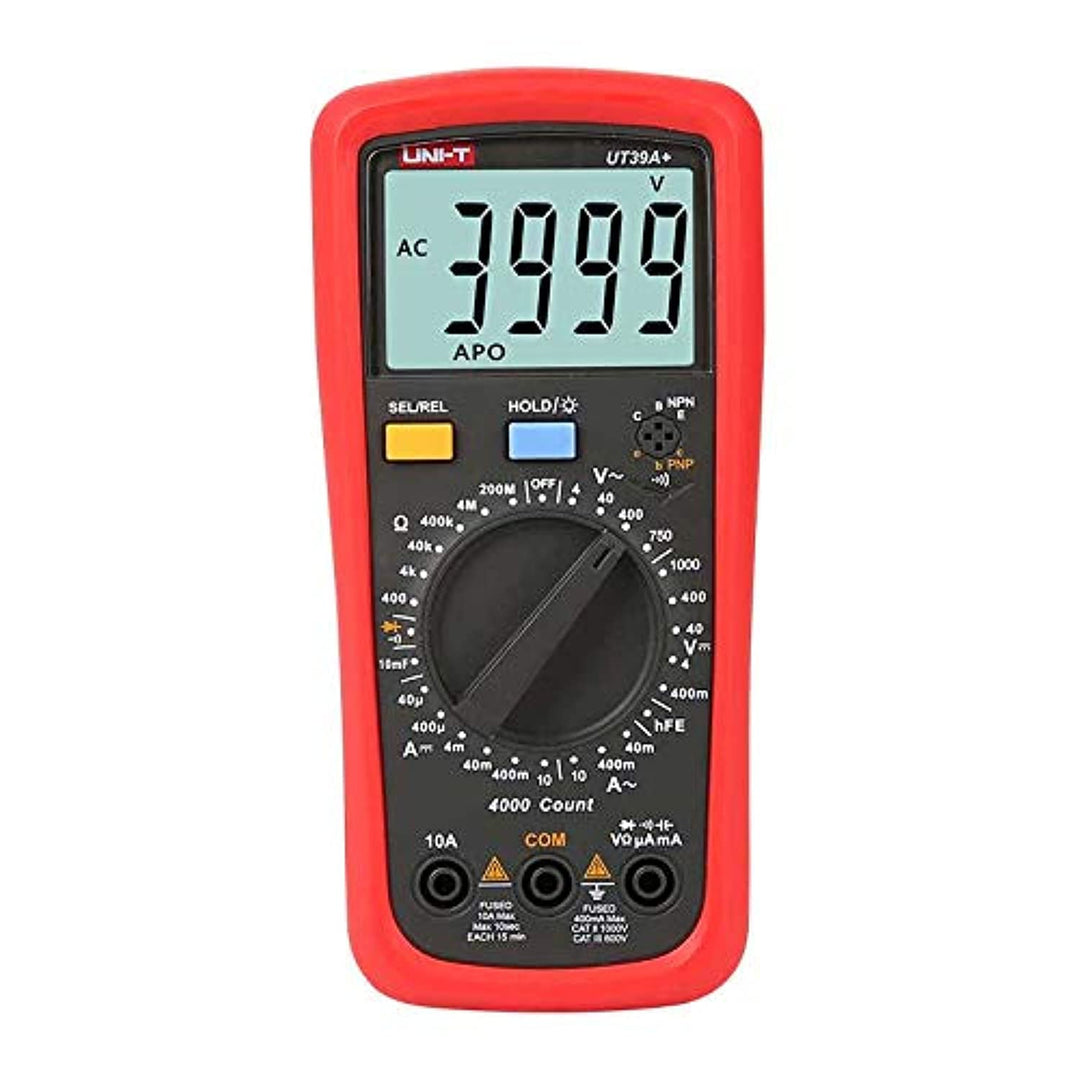 UNI-T UT39A+ Digital Multimeter Auto Range With LCD Backlight Data Hold Multimetro tester (UT39A+),