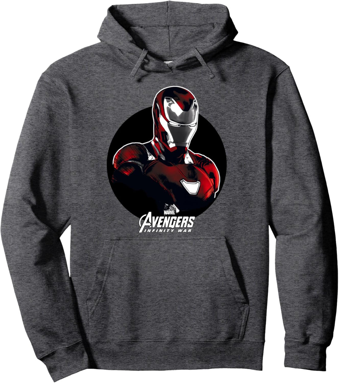 Marvel Avengers: Infinity War Iron Man Circle Portrait Pullover Hoodie