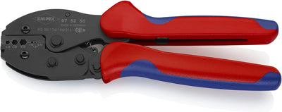 KNIPEX PreciForce Crimpzange brüniert, mit Mehrkomponenten-Hüllen 220 mm 97 52 50