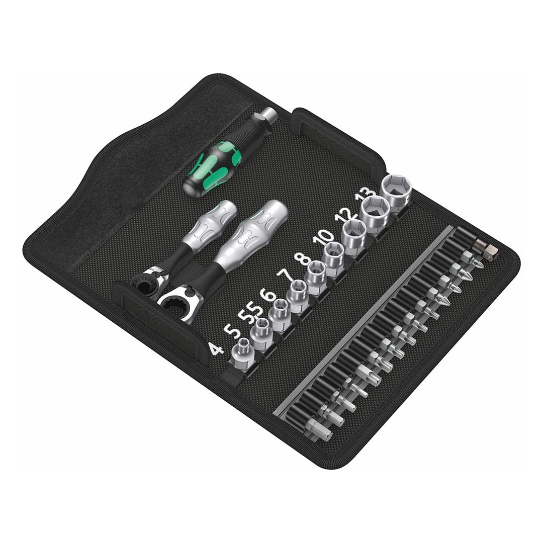 Wera 05135918001 Kraftform Kompakt Zyklop Mini 2, 27-teilig Single