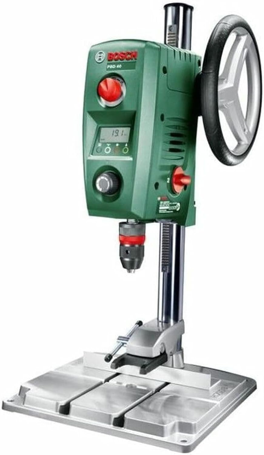 Bosch Home and Garden Tischbohrmaschine PBD 40 (710 W, Max. Bohr-Ø in Stahl/Holz: 13 mm/40 mm, Bohrh