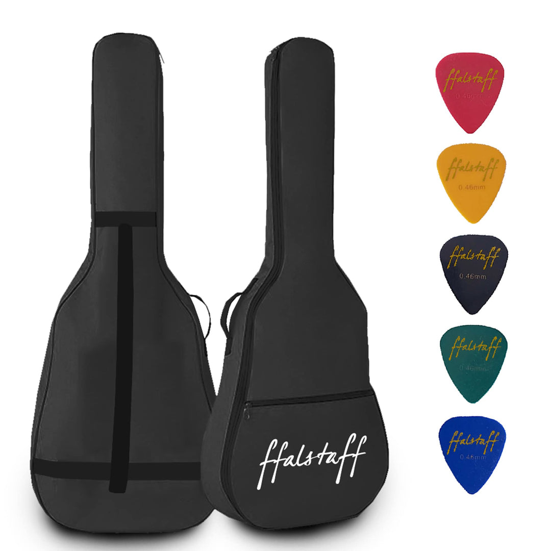 Klassische/akustische Gitarrentasche, 91 cm_Schwarz, gitarrentasche