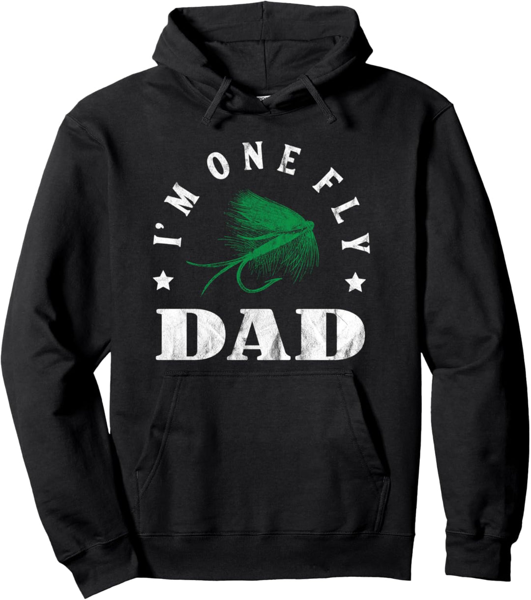 Funny Fly Fishing Dad Pullover Hoodie