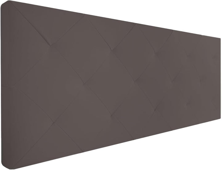 P17 - KOPFTEIL | Rückenlehne aus Kunstleder | Farbe Dunkelgrau | Diamantnaht | Abmessungen L.160 H.6