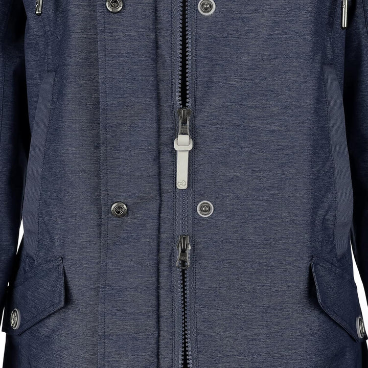 Damen Funktionsmantel Bansin - Regen-Mantel Funktionsjacke Regenjacke wasserdicht winddicht, navy me
