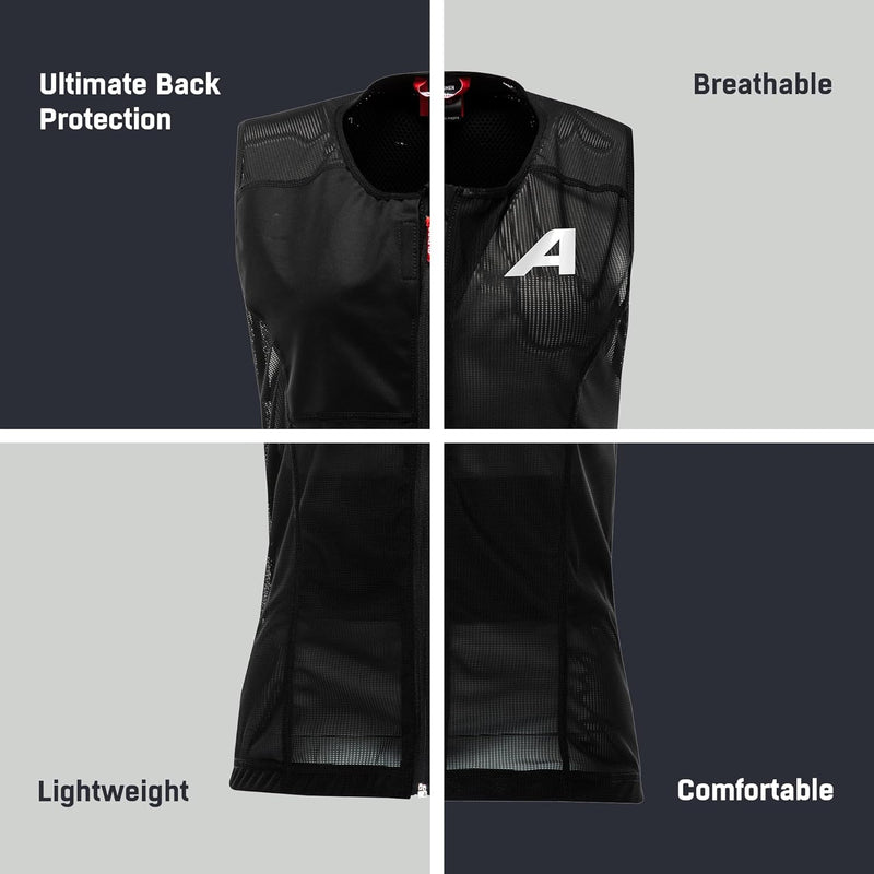 ALPINA PROSHIELD WOMEN VEST - Flexibler, Atmungsaktiver & Individuell Einstellbarer Rückenprotektor