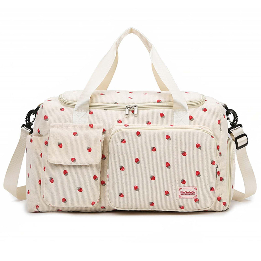 Sporttasche für Damen, Faltbare Reisetasche, Handgepäck, Fitnesstasche, Wochenendtasche mit Schuhfac