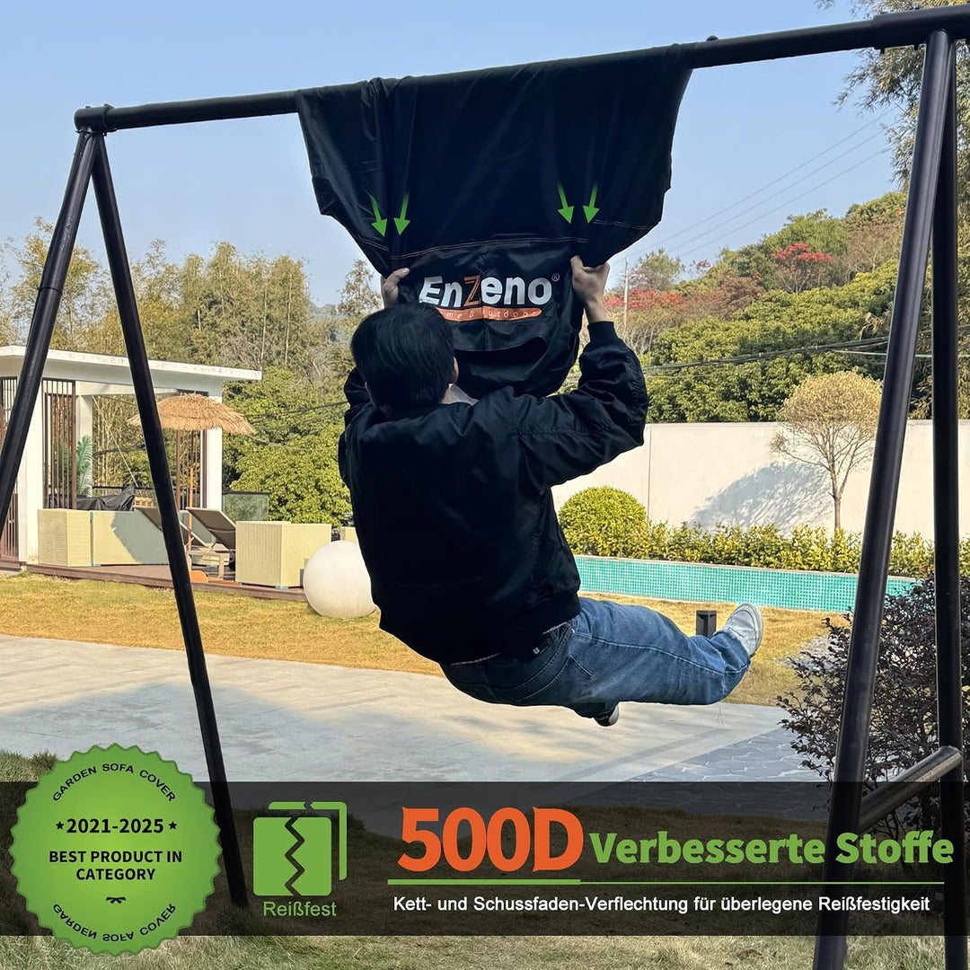 Neue Upgrade Gartenmöbel Set Abdeckungen wasserdicht, 500D Heavy Duty Oxford Tuch Aussenmöbel Abdeck