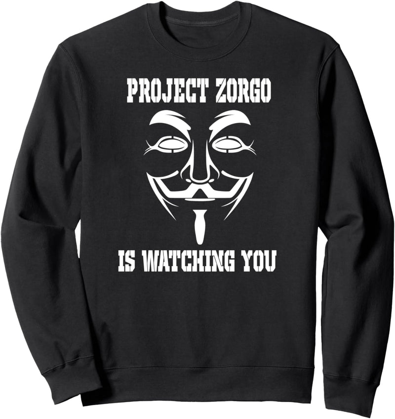 Anonymous Project Game Master Mask Gift Sweatshirt