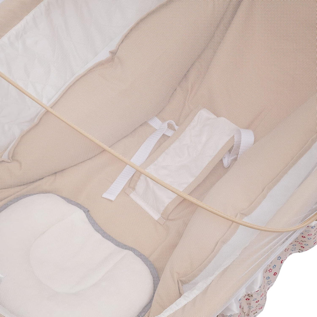 Mehrfunktions-Babywiege mit Musik, Bluetooth und 5 Schaukelgeschwindigkeiten - Tragbare Wiege für Ba