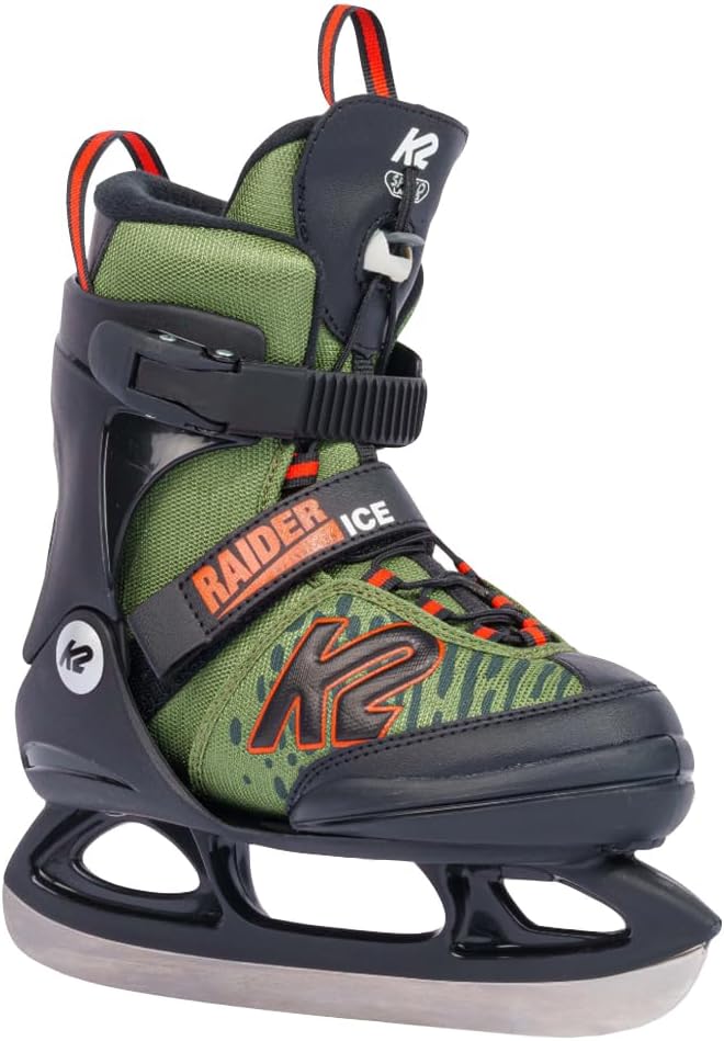 K2 Raider Boys' Ice Skates green - orange L (EU: 35-40 / UK: 3-7 / US: 4-8), green - orange L (EU: 3