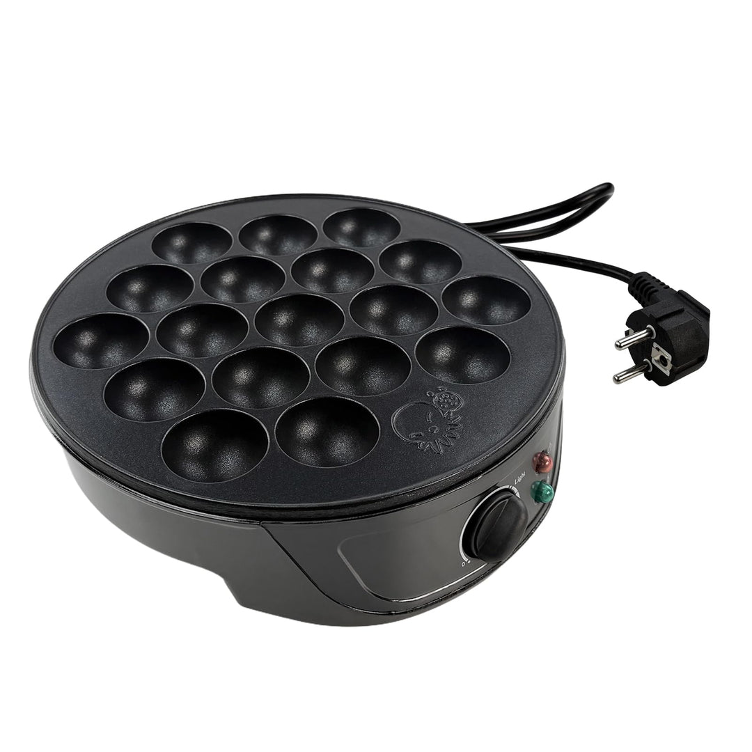 Elektrischer Takoyaki Maker, 750W 18 Löcher Takoyaki Maschine Mini Octopus Ball Making Tool Backform