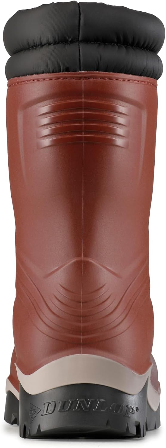 DUNLOP Protective Footwear Kids Blizzard, gefütterte Kinder Gummistiefel 24 EU Burgundy, Burgundy 24