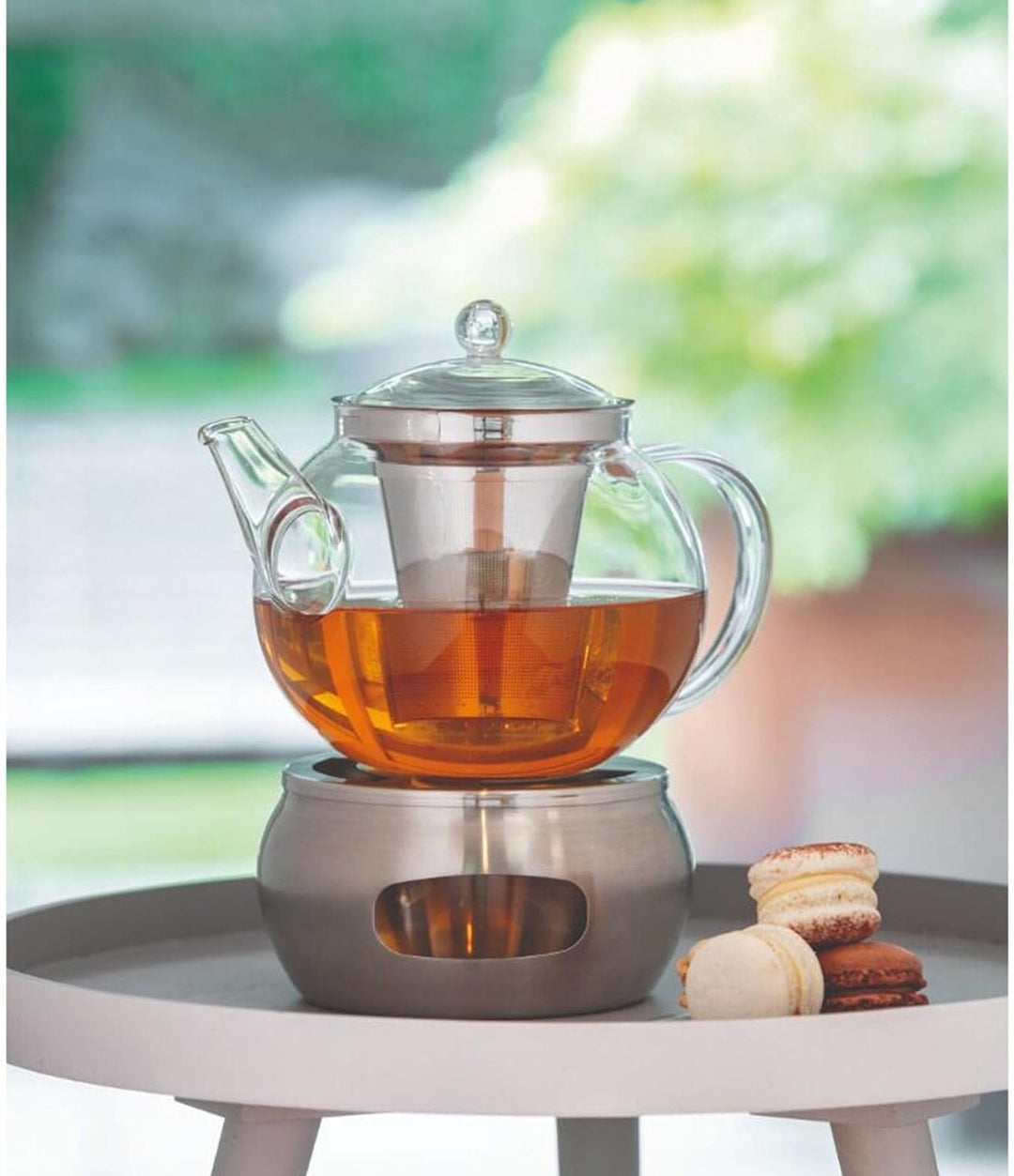 Bredemeijer Ravello Teekanne, Borosilikat Glas, Transparent, 1200ml