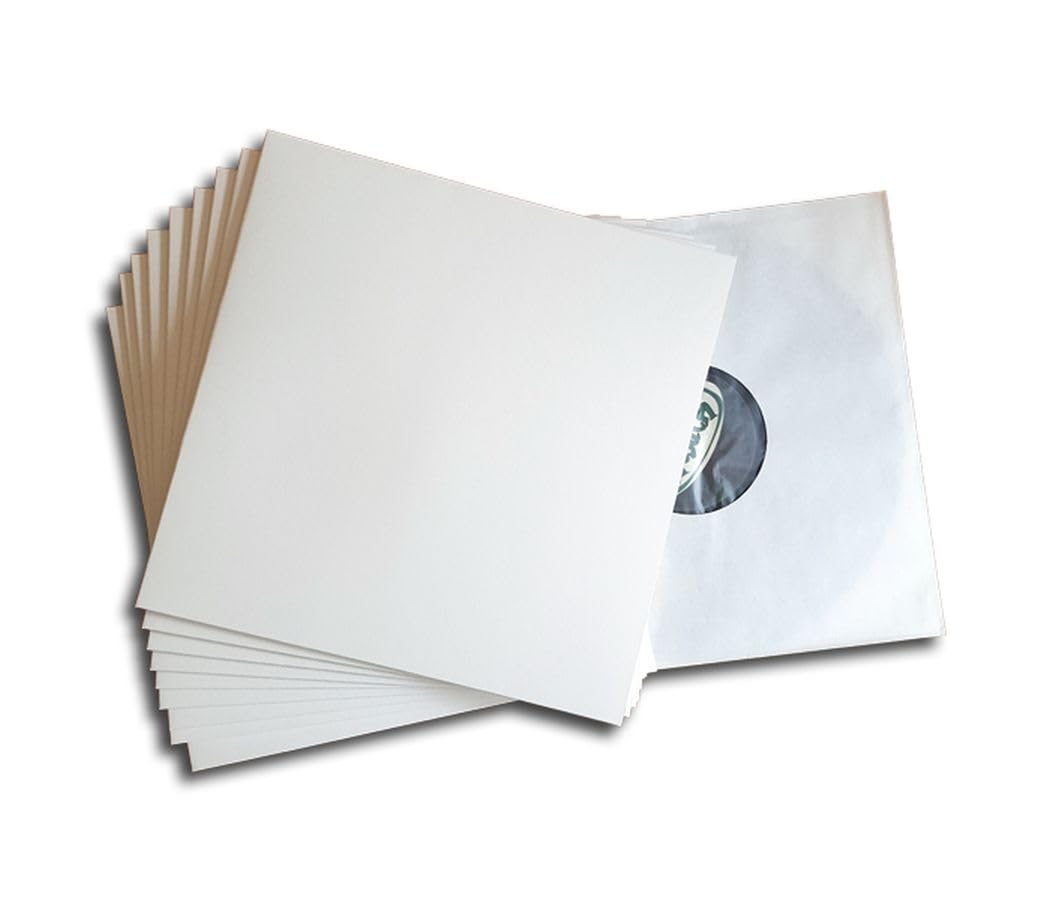 Protected LP Schallplatten Cover weiss Deluxe (25 Stück)