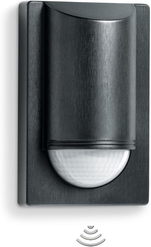 Steinel Infrarot-Bewegungsmelder IS 2180-2 180° Schwarz, 12 m Aufputz-Sensor, 1000 W, Unterkriechsch