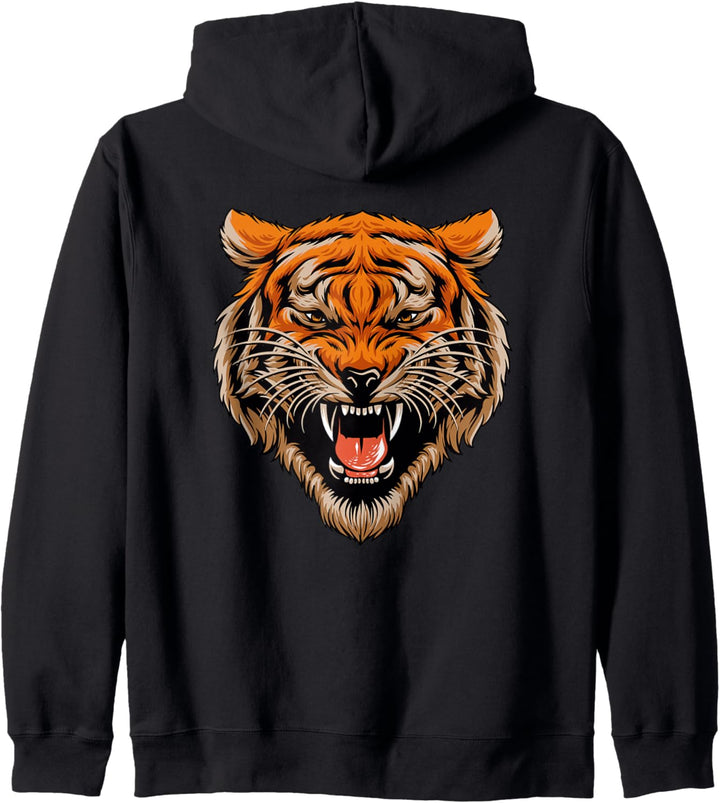 Cool Wild Tiger Tee shirts, Tiger Fashion Graphic Design Kapuzenjacke