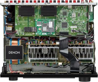 Denon AVC-X3800H 9.4-Kanal AV-Receiver, Verstärker mit Auro-3D, Dolby Atmos, DTS:X, 6 "8K-Eingänge u