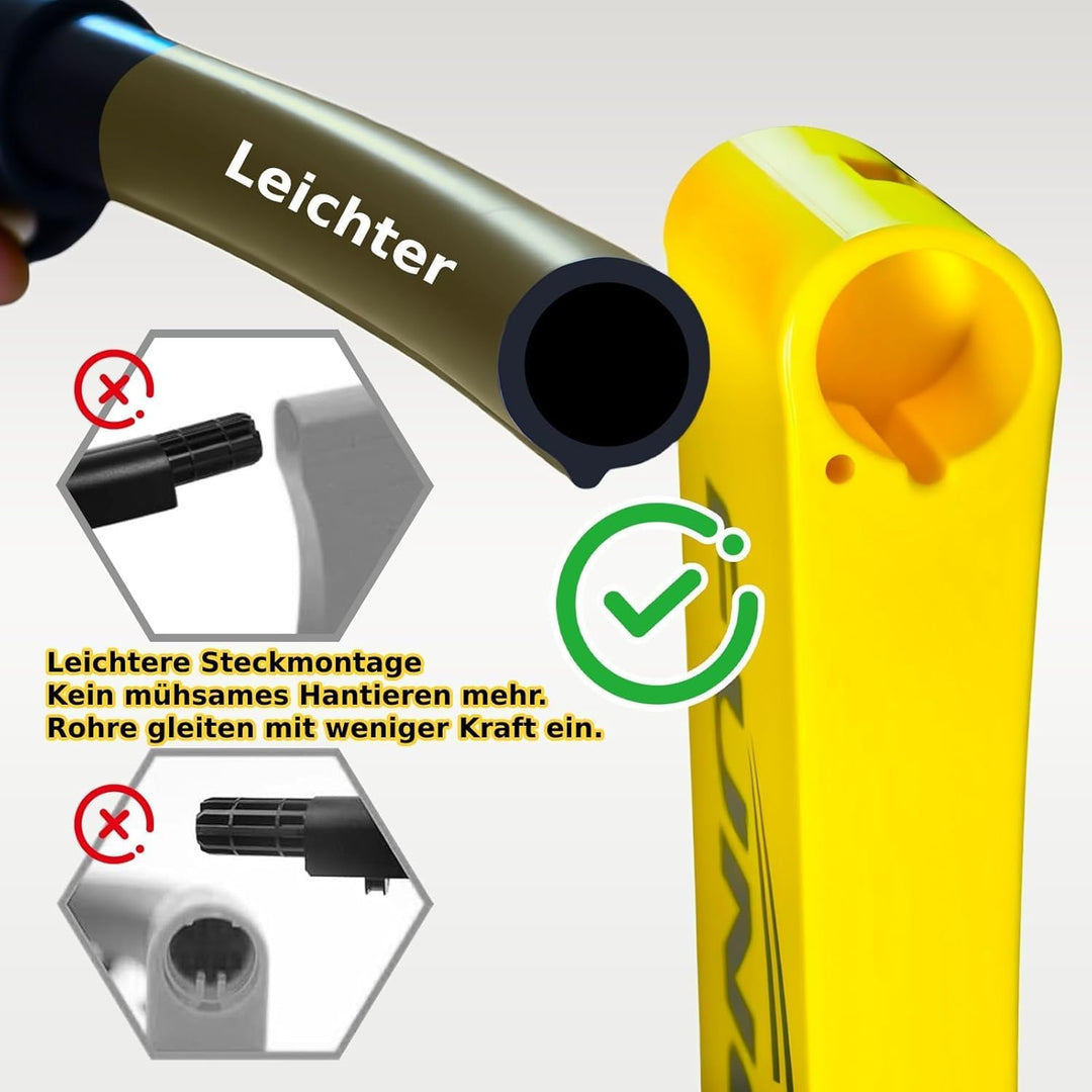 Roundnet Spiel Set 2026 – LED Leuchtversion, 2 Bälle, 7 Farben blinkend, einstellbare Netzspannung,