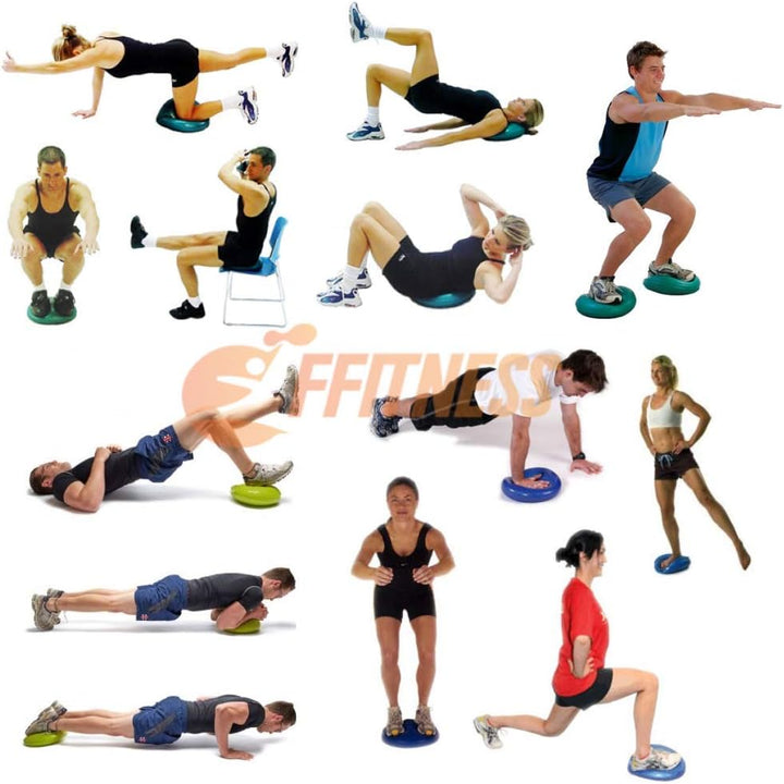 FSYBB71N Balance Pad - Aufblasbares Propriozeptives Kissen für Physiotherapie und Rehabilitation | H