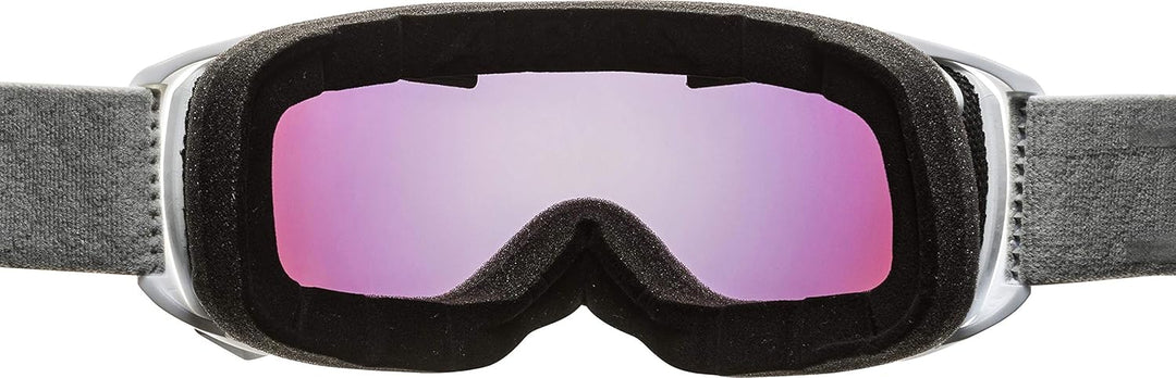 ALPINA Unisex Skibrille Skibrille (1er Pack) Einheitsgrösse Weiss, Einheitsgrösse Weiss