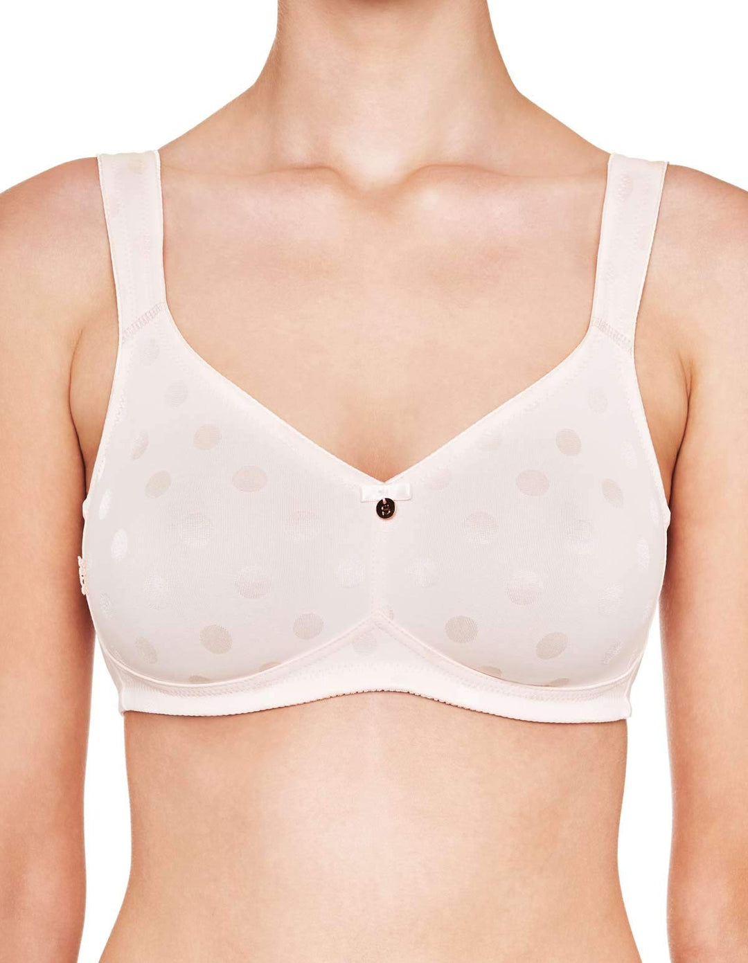 SUSA BH Damen ohne Bügel Rhodos, Damen-BHs mit genähten Cups & breiten Trägern, Dessous mit optimale