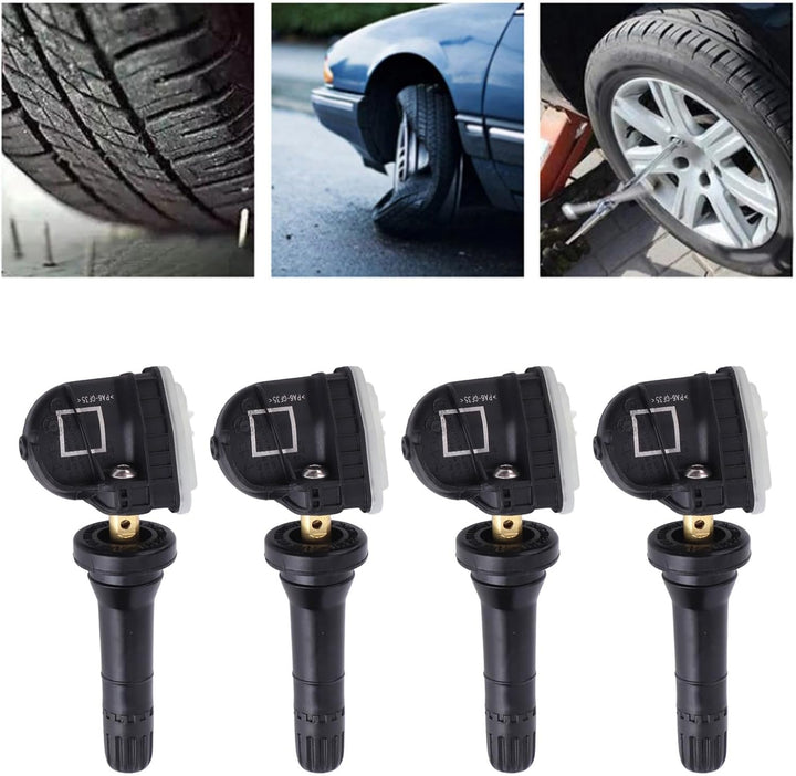 4 Stück Reifendruckkontrollsensoren, Auto TPMS Reifendrucksensor, Reifendrucksensor und Kontrollsyst