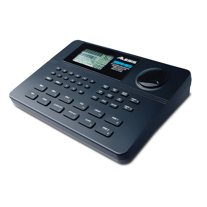 Alesis SR16 - Classic Drum Machine mit 233 Studio drum und 12 Anschlagsdynamische Pads SR16 - Schwar