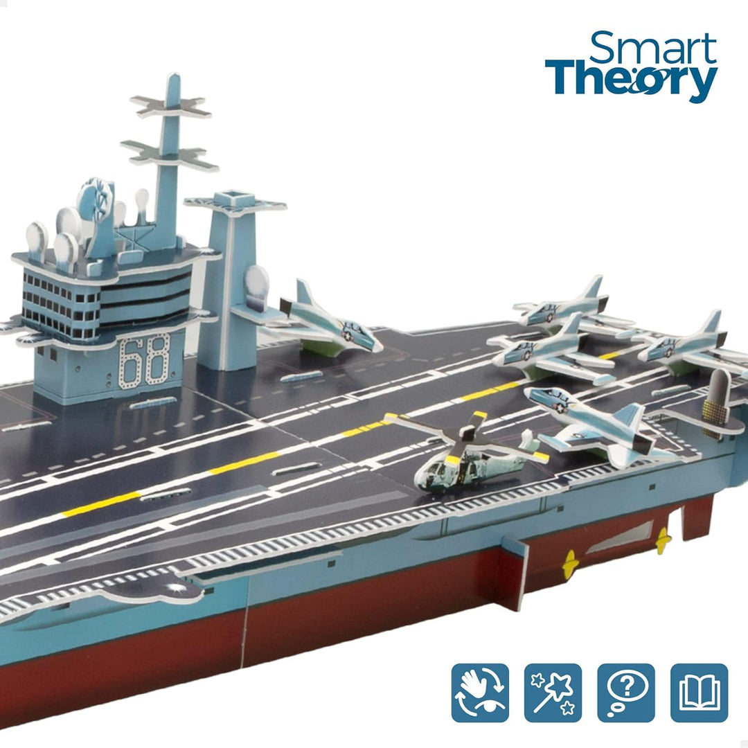 Colorbaby 49663-3D-Puzzle Flugzeugträger Nimitz USA 67 Teile CB Toys/Modellbausatz für Erwachsene un