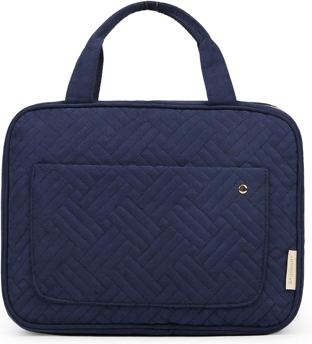 BAGSMART Kulturbeutel Reisetasche mit Haken zum Aufhängen, Wasserabweisende Make-up-Kosmetiktasche R