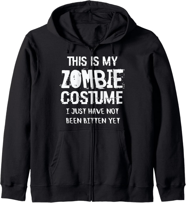 This Is My Zombie Costume - Funny Halloween Quote Humor Kapuzenjacke