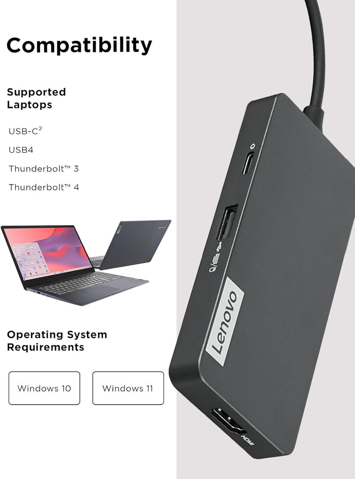 Lenovo USB-C 7-in-1 Hub Eisengrau, Eisengrau
