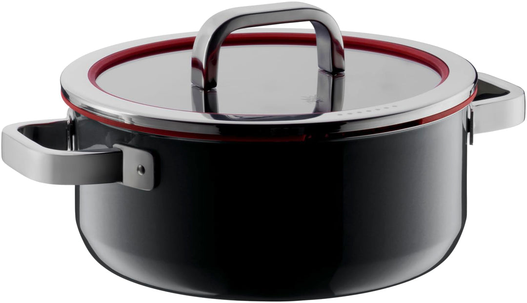 WMF Fusiontec Functional Kochtopf gross 24cm, Glasdeckel mit Abgiessfunktion, Bratentopf Induktion 4