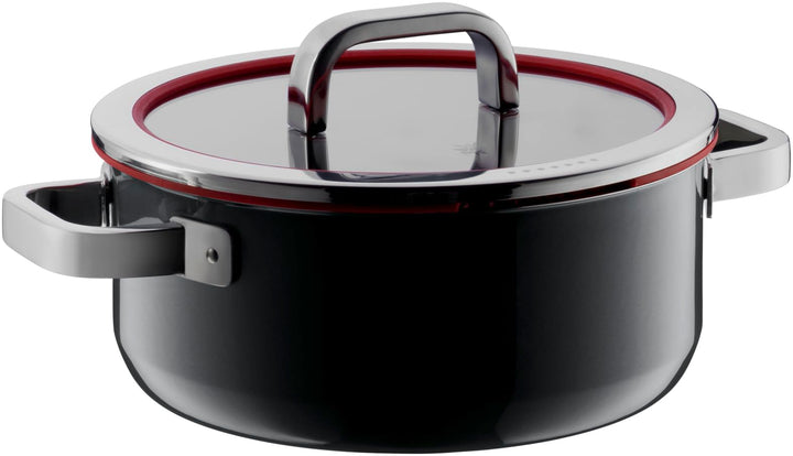 WMF Fusiontec Functional Kochtopf gross 24cm, Glasdeckel mit Abgiessfunktion, Bratentopf Induktion 4