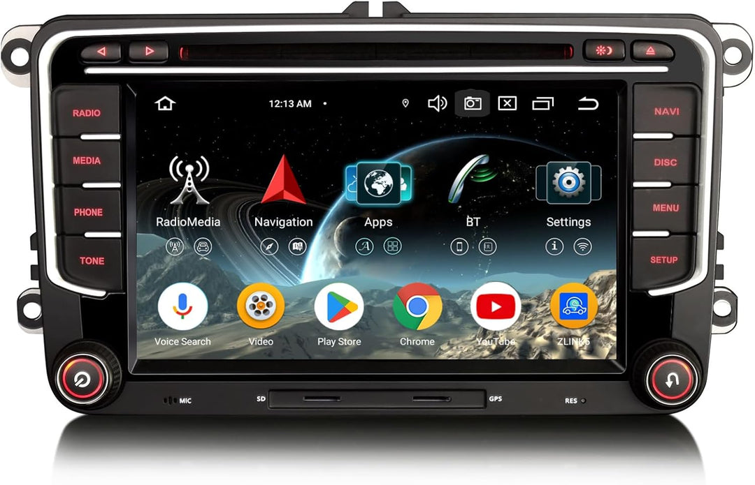 4GB+64GB Acht-Kern Android 14 DAB+ Autoradio Für VW Caddy Passat B6 Golf 5 Golf 6 Tiguan Touran Jett