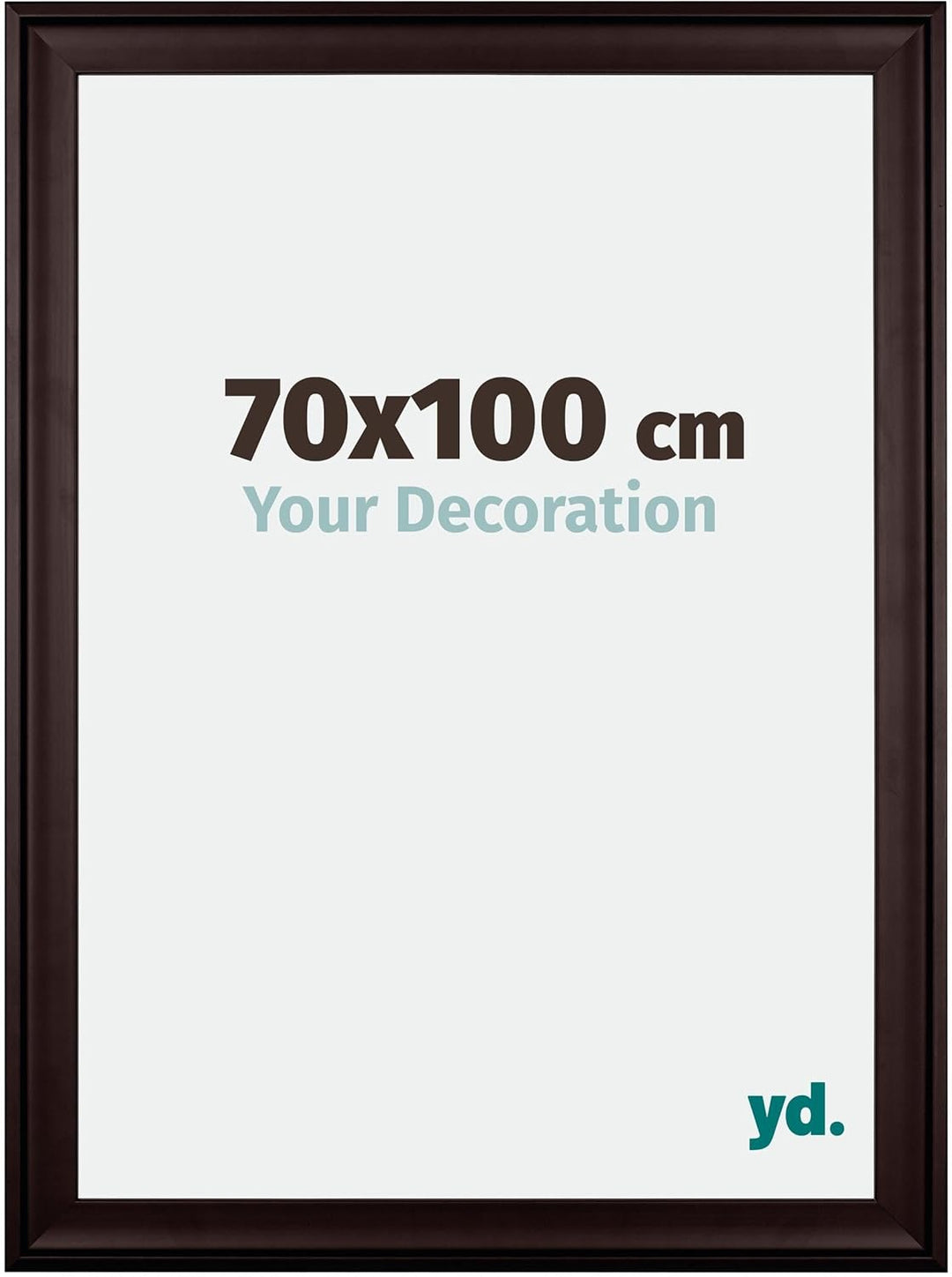 yd. Your Decoration - Bilderrahmen 70x100 cm - Bilderrahmen aus Holz mit Acrylglas - Antireflex - Au