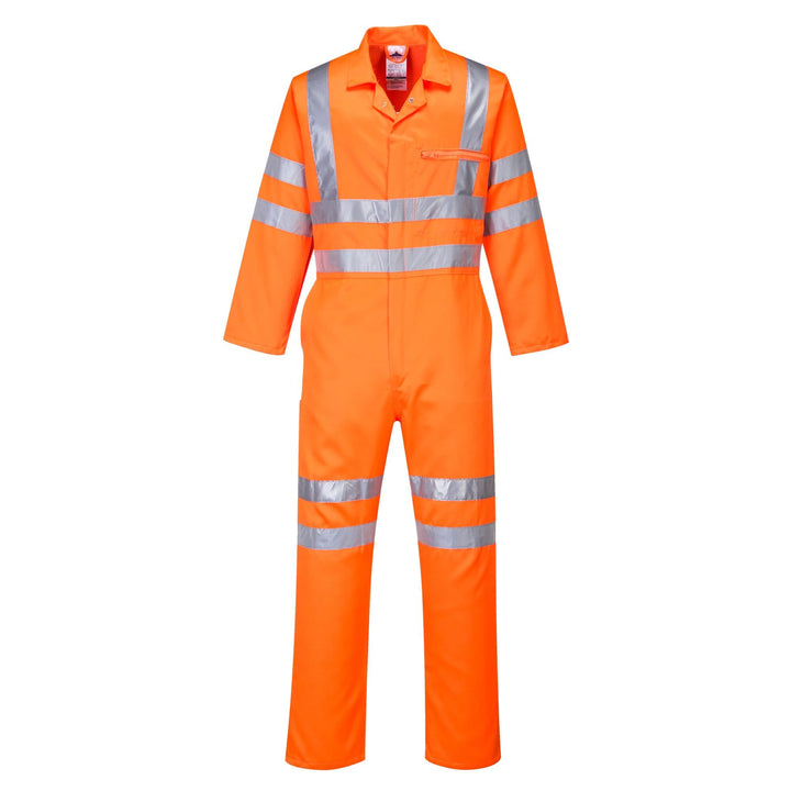 Hi-Vis Polycotton Coverall RIS Color: Orange Talla: 3 XL 3XL Orange, 3XL Orange