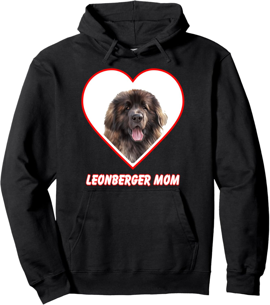 Leonberger Dog Mom Pullover Hoodie