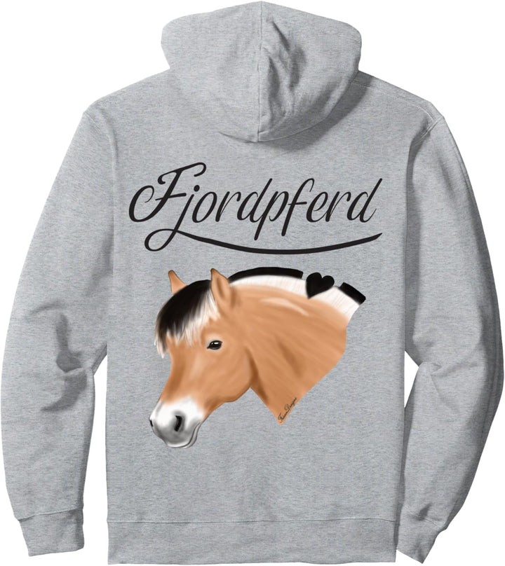 Fjordpferd, Fjord, Fjordi Kopf ein Pony Fan süsses Pferde Pullover Hoodie