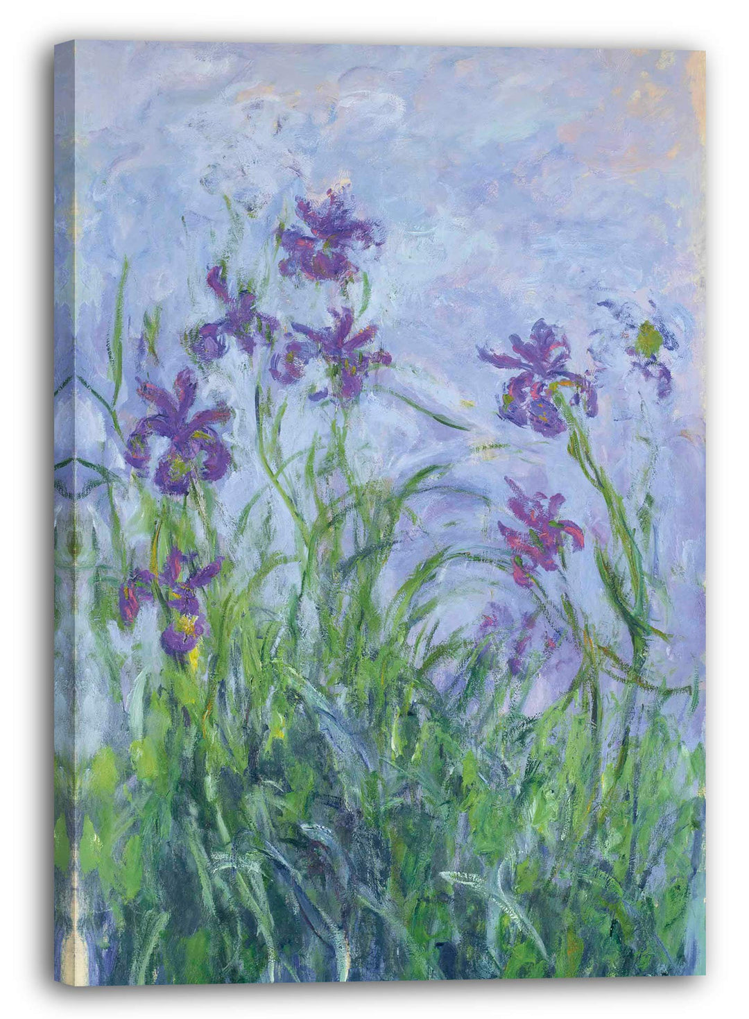 Printed Paintings Leinwand (60x80cm): Claude Monet - Lila Iris 60x80 cm, 60x80 cm