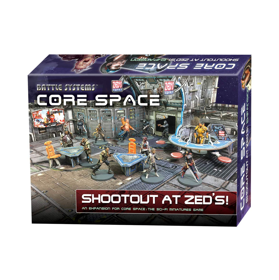 Battle Systems Core Space Shootout at Zed’s Expansion Set - Miniaturen - Brettspiel - Ereigniskarten