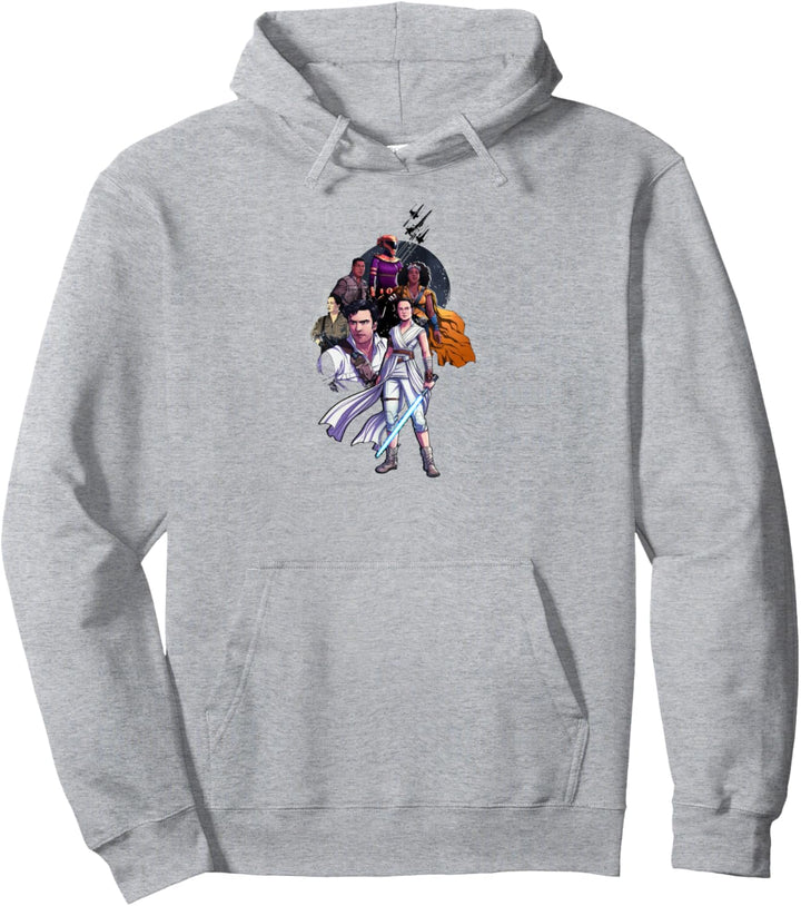 Star Wars: The Rise Of Skywalker Group Shot Rebels Pullover Hoodie