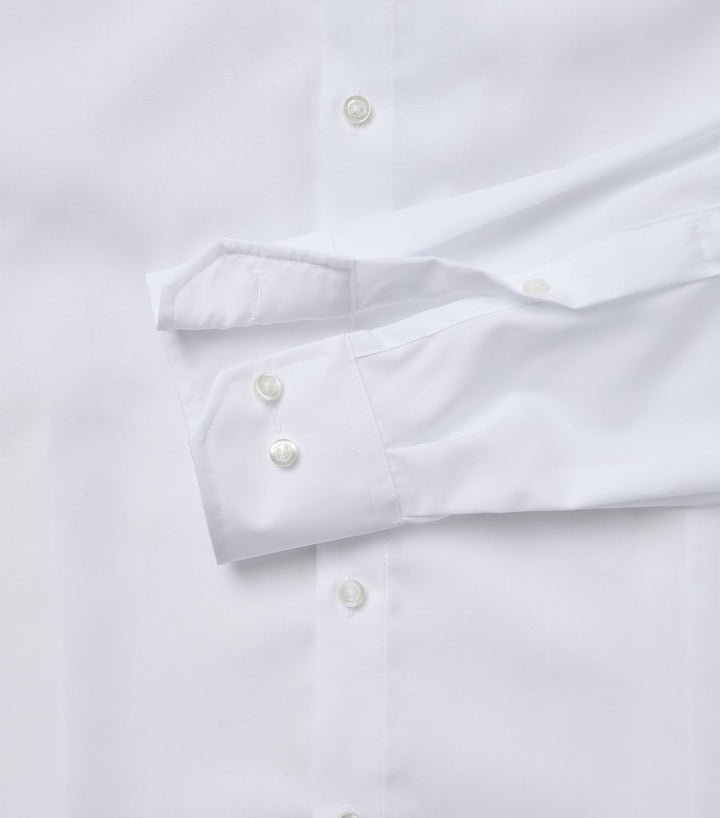 Venti Herren Twill Hemd unifarben extra Langer Arm 72cm Modern Fit 45 Extra Tall Weiss, 45 Extra Tal