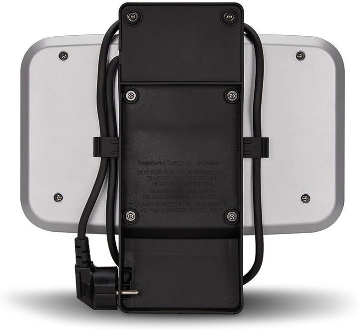 Cloer 6259 Sandwichmaker, 900 W für 2 diagonal geteilte Toasts, American Toasts, XXL Füllungen Silbe