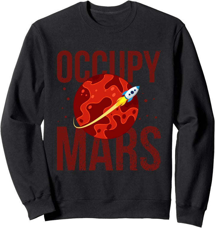Flat Mars Society und Terraforming Mars Brettspiel Sweatshirt