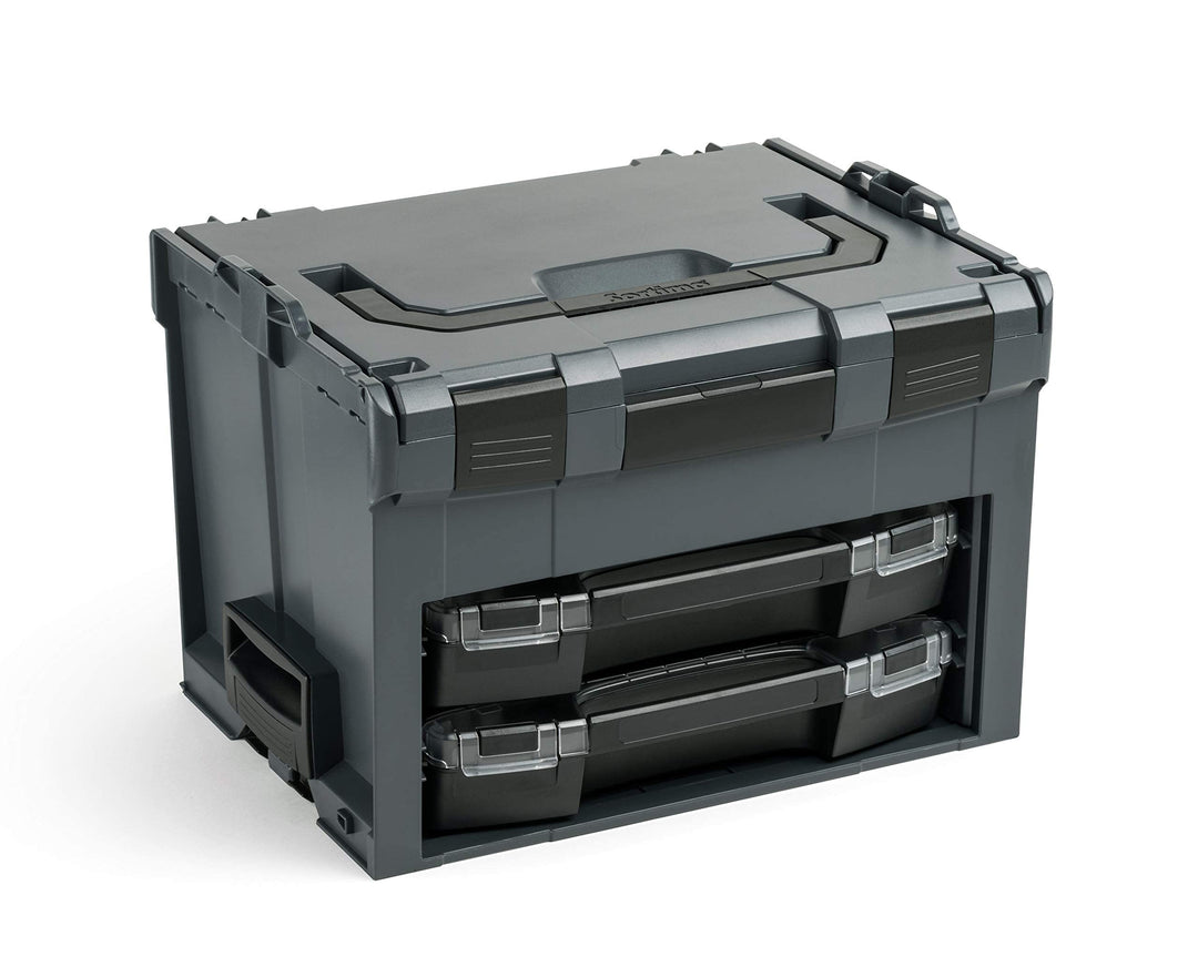L-BOXX Sortimo LS BOXX 306 | inkl. i-BOXX 72 C3 & i-BOXX 72 I3 in Anthrazit | Professioneller Werkze